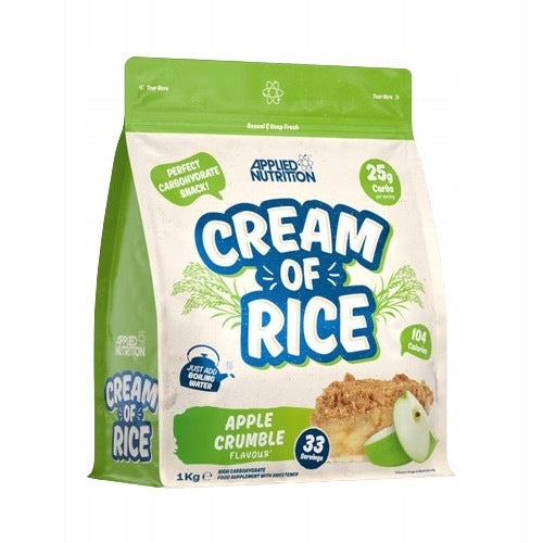 Applied Nutrition Carbohydrates Cream of Rice Apple Crumble Powder 1000g