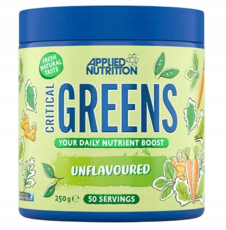 Applied Nutrition - Critical Greens, Unflavored, Powder, 250g