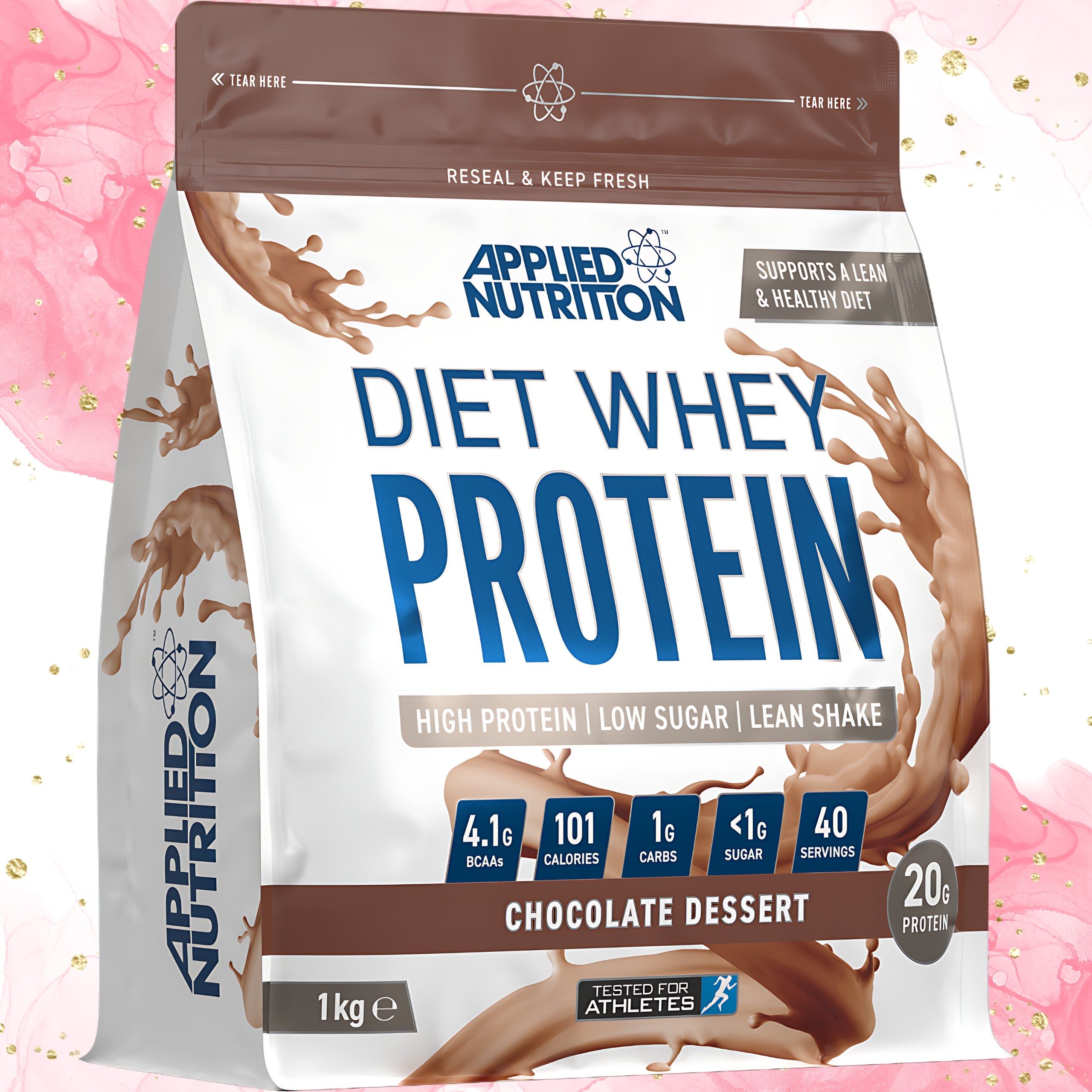 Applied Nutrition Diet Whey Protein 1000g Chocolate Brand Applied Nutrition