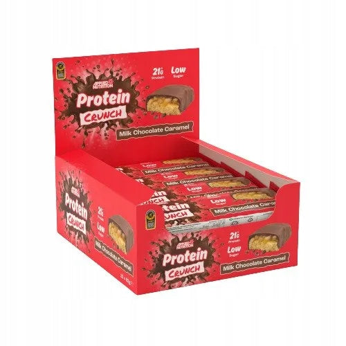 Applied Nutrition Protein Crunch Bar Milk Chocolate Caramel 12x62g