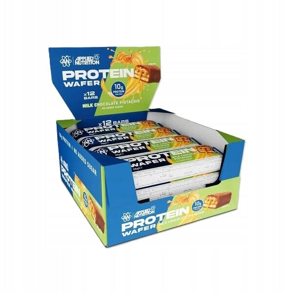 Applied Nutrition - Protein Wafer, Milk Chocolate Pistachio - 12 x 39 g
