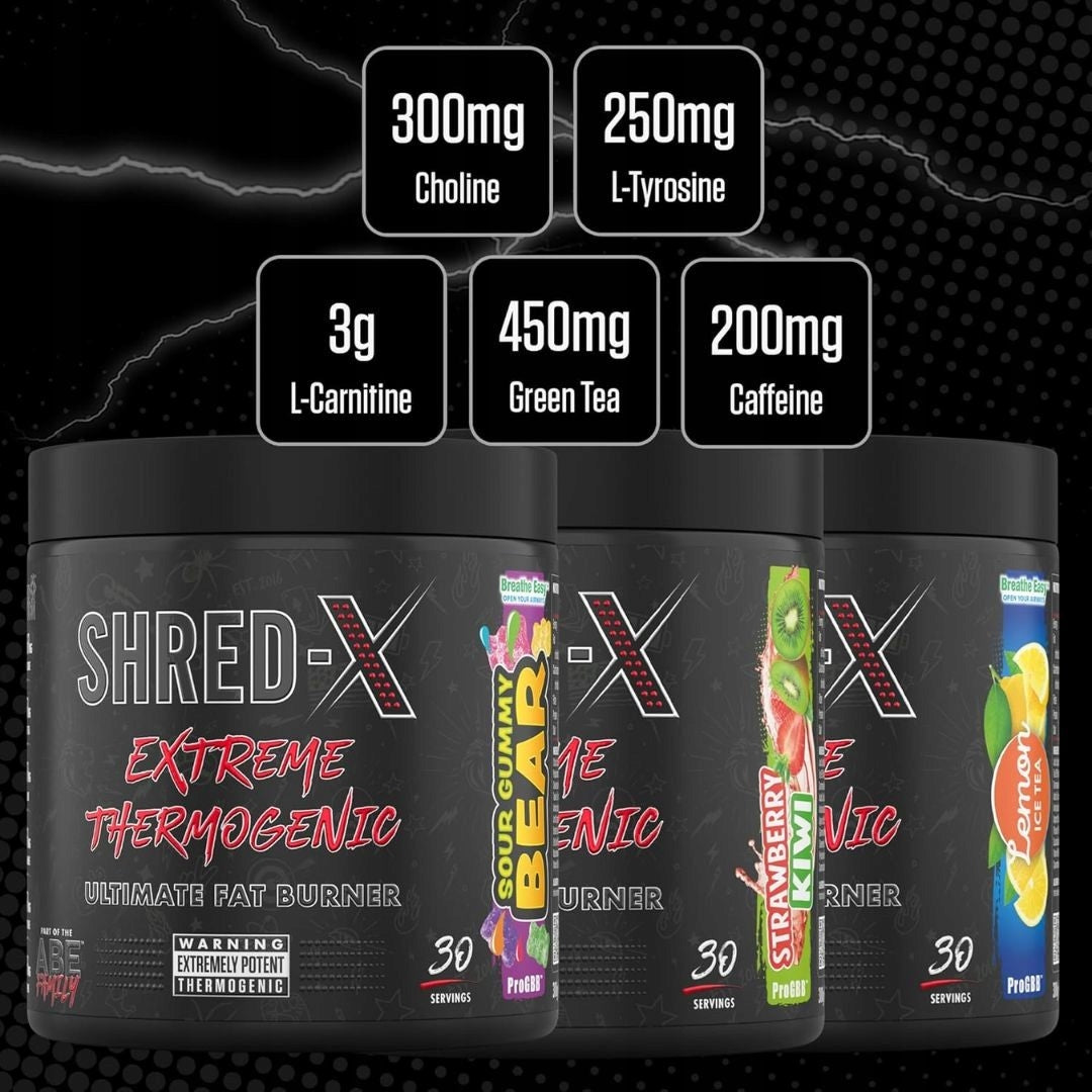 Applied Nutrition Shred-X Extreme, Lemon Tea 300 g Expiration date at least 1 year from the date of purchase