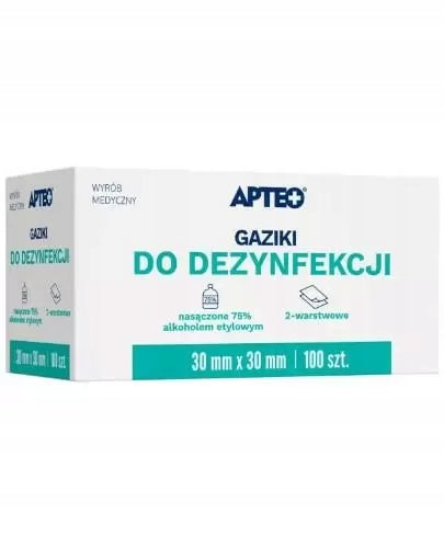 Apteo disinfection swabs 30 mm x 30 mm 100 pieces