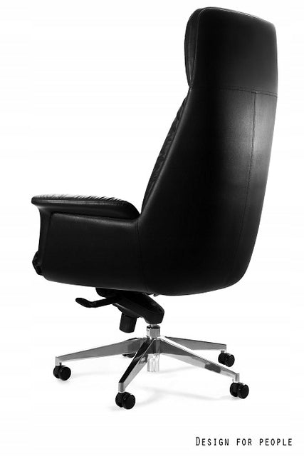 Apus office chair - HL-4 Black Natural Leather Unique / up to 130 kg Brand Unique