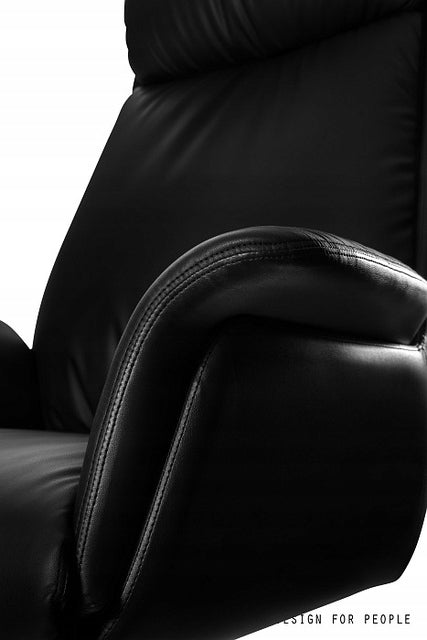 Apus office chair - HL-4 Black Natural Leather Unique / up to 130 kg EAN (GTIN) 5908242417189