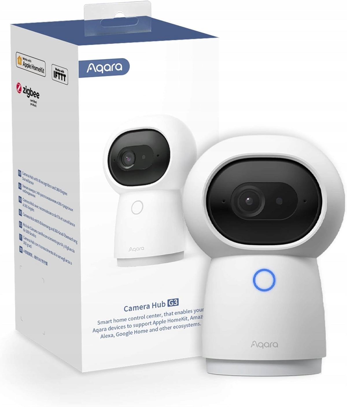 Aqara G3 Rotating AI 1296p IR Camera HomeKit Google
