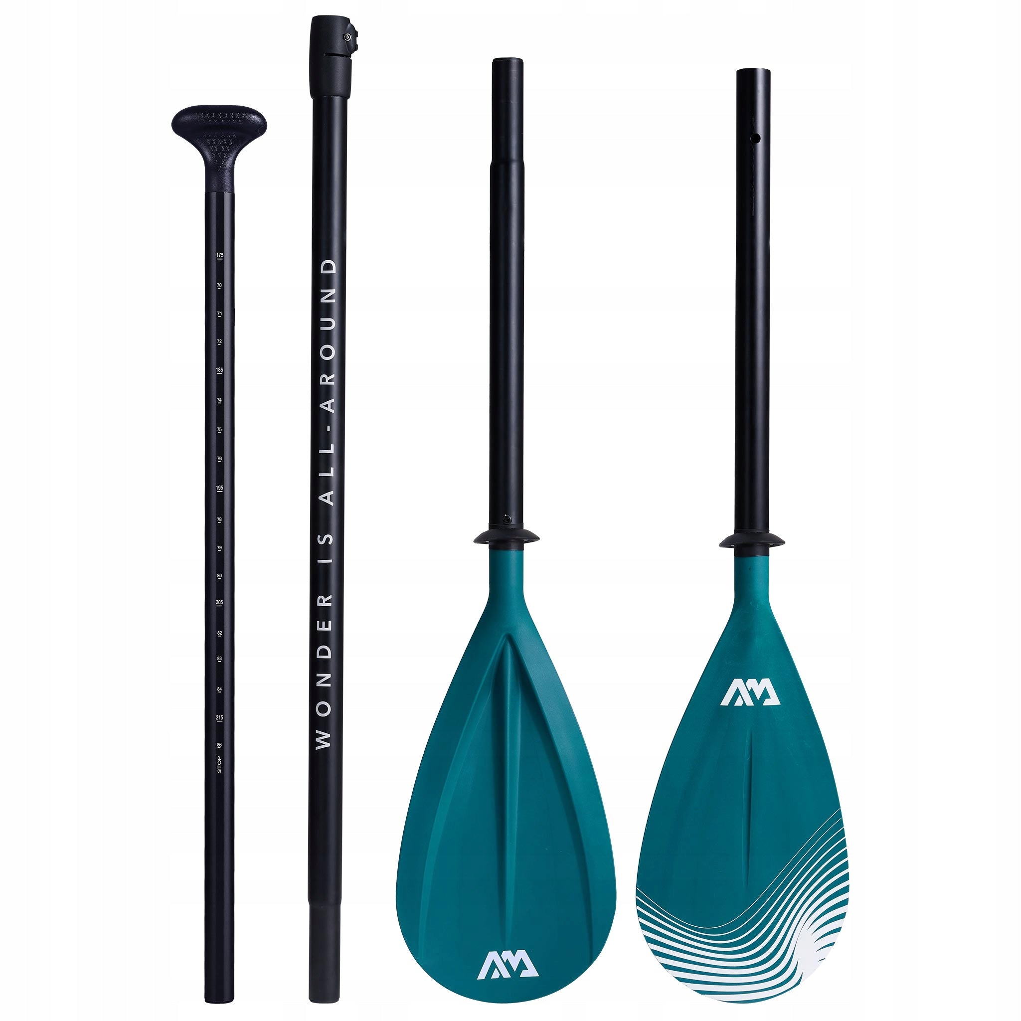 Aqua Marina DUAL-TECH 2IN1 Kayak SUP BOARD PADDLE with BLUE BUOY Product weight with unit packaging 2.3 kg
