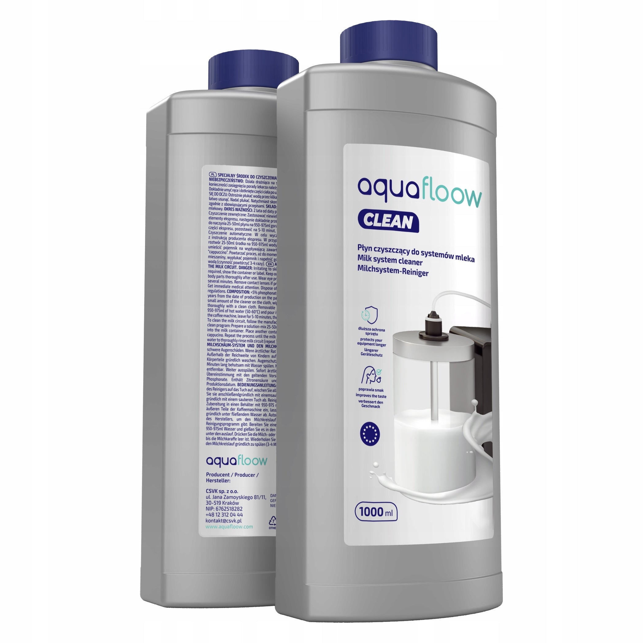 AquaFloow milk system cleaner for 1l machine Brand AquaFloow