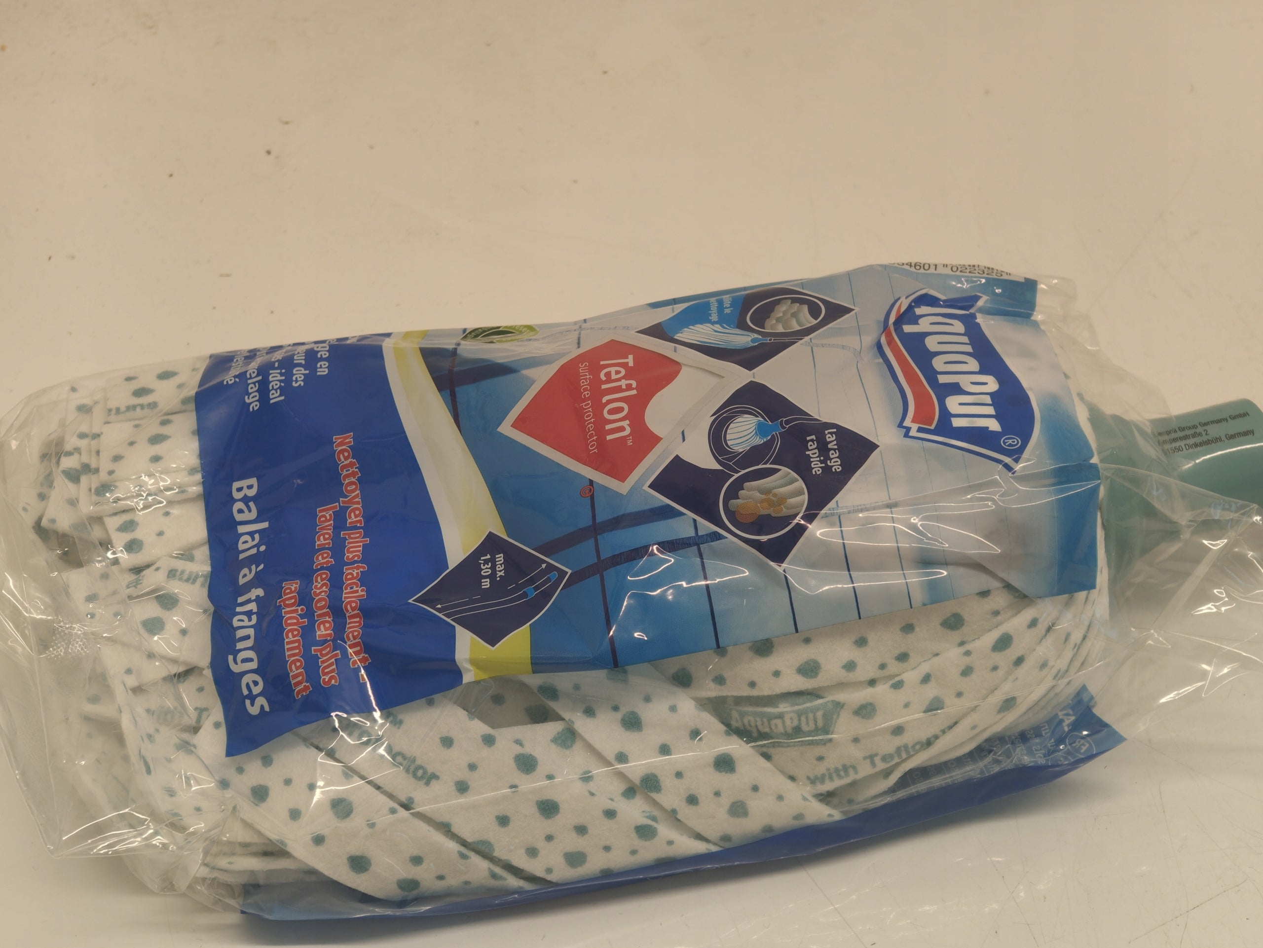 AquaPur telescopic pole mop teflon Manufacturer code mop aqua