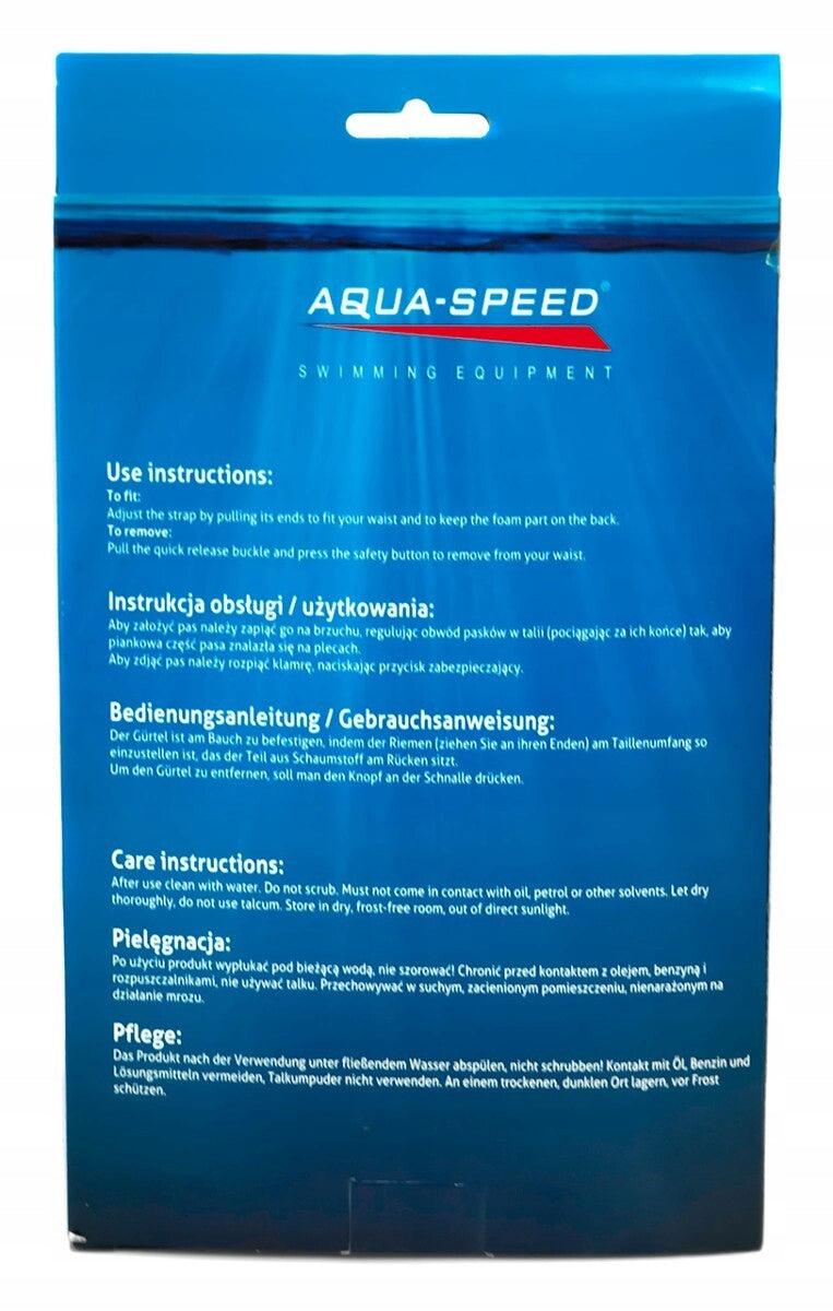 Aquafitness buoyancy belt for aerobics 6-pieces Model PAS WYPORNOŚCIOWY