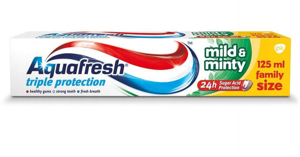Zahnpasta Aquafresh Triple Protection Mild Und Minzig 125 ml 