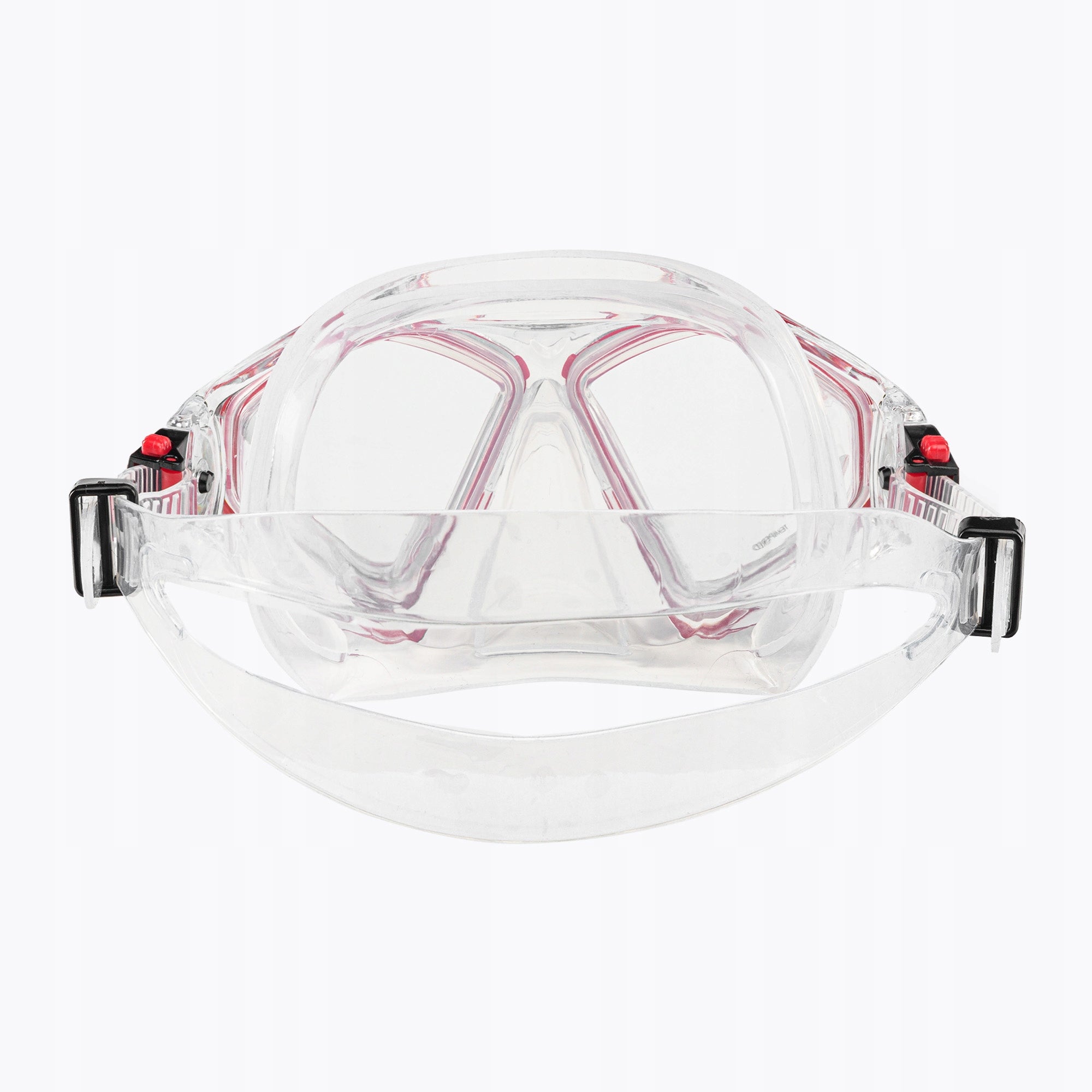 Aqualung Hawkeye snorkeling mask transparent/red OS Brand Aqualung