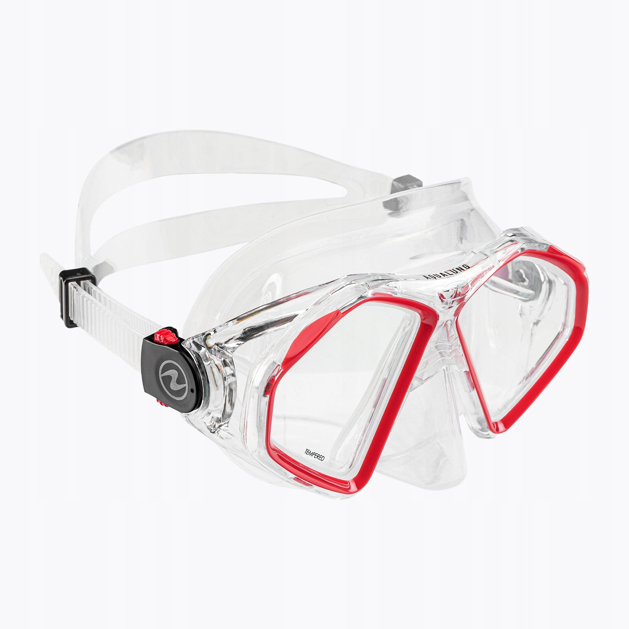 Aqualung Hawkeye snorkeling mask transparent/red OS Gender unisex product