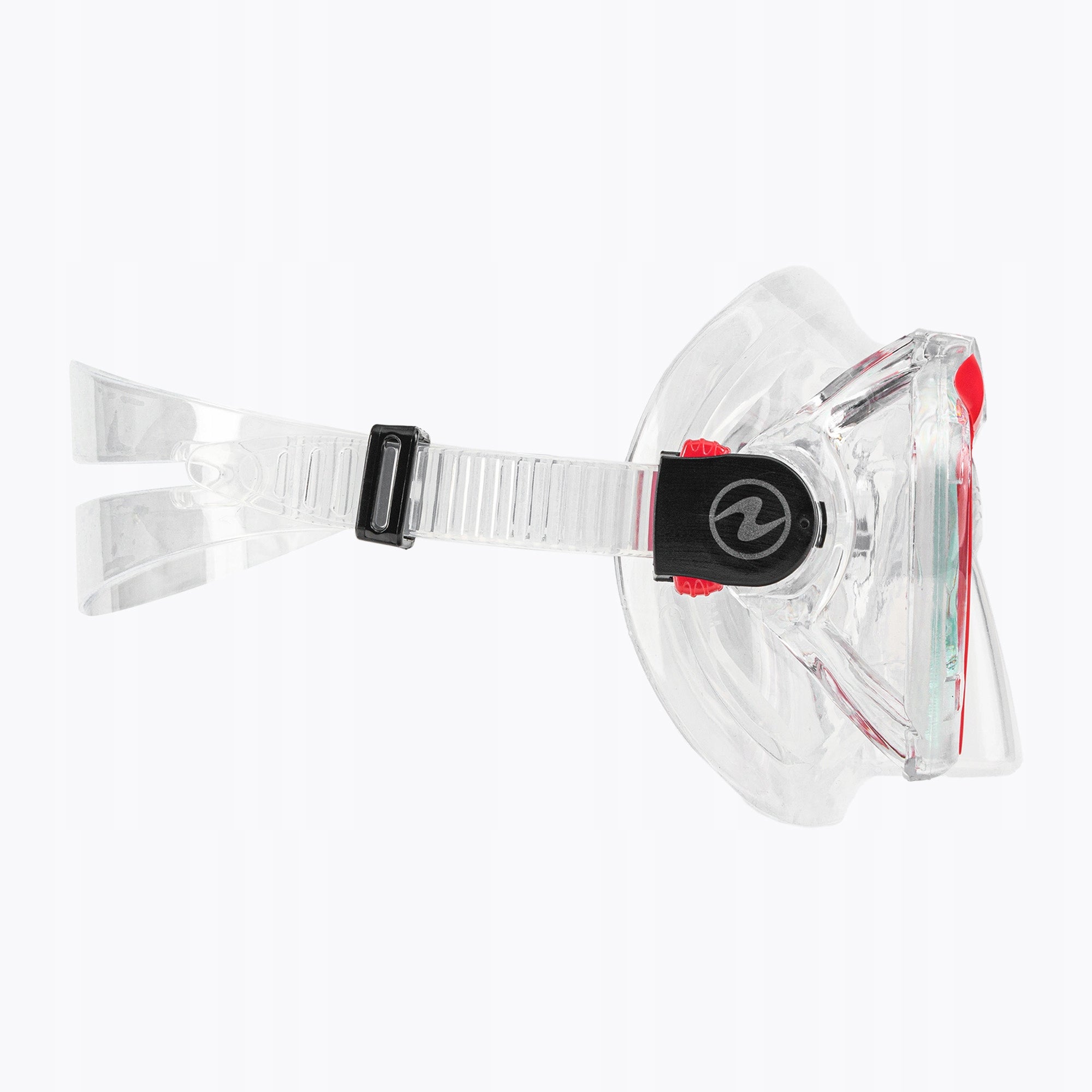 Aqualung Hawkeye snorkeling mask transparent/red OS Model Hawkeye