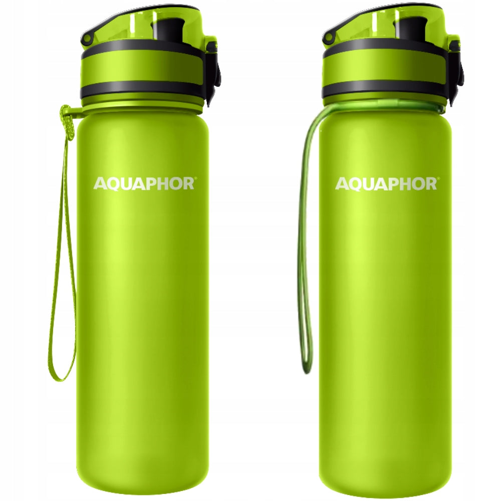 Aquaphor City set 2x filter bottle green 0,5l + 2x water filter Brand Aquaphor