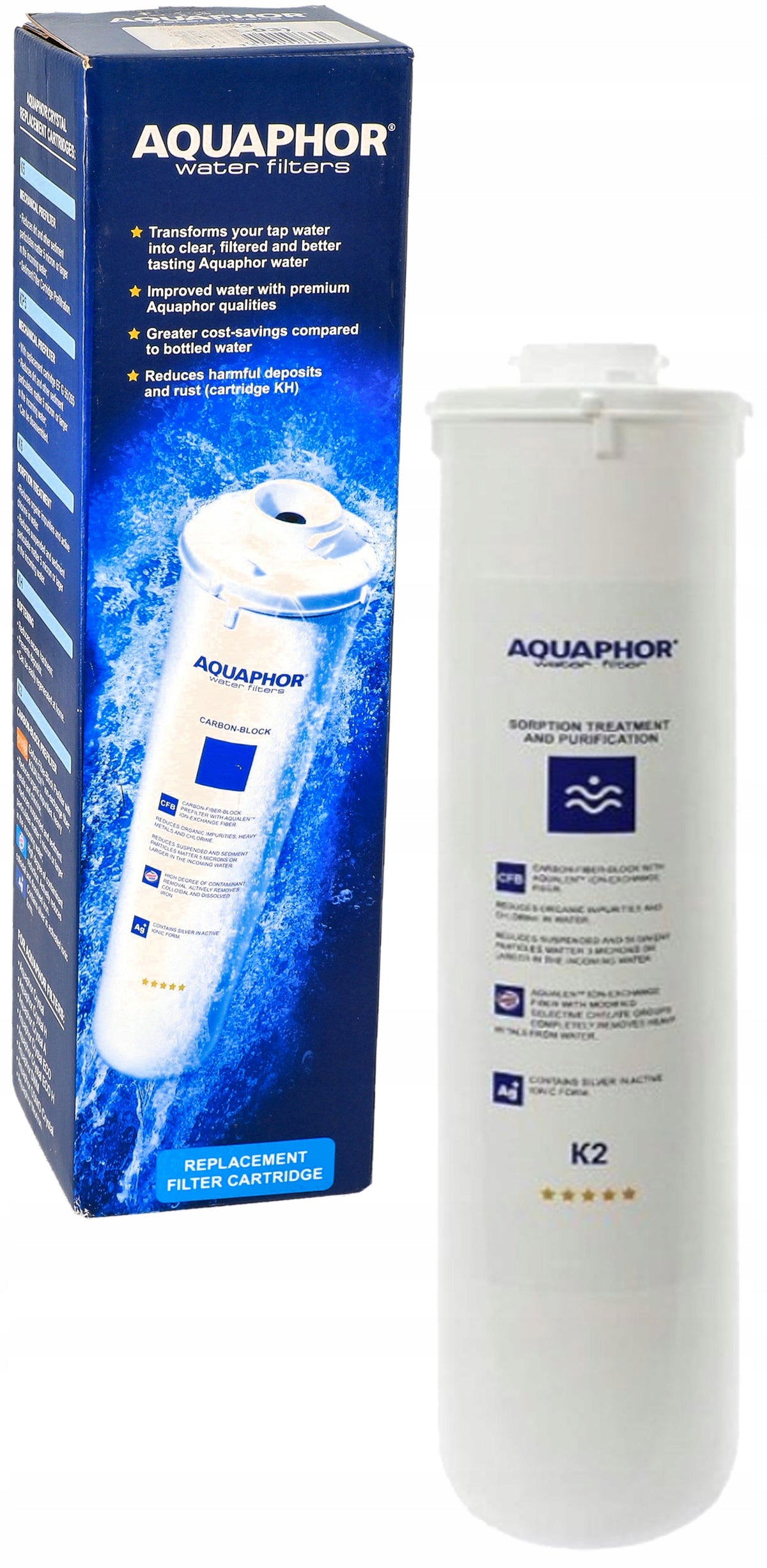 Aquaphor K2 Morion RO101S carbon cartridge filter