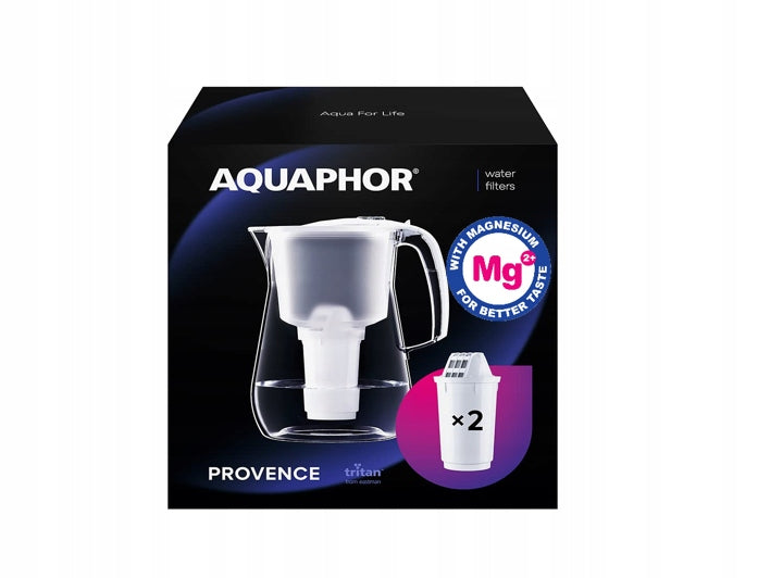 Aquaphor Provence 4.2 l filing jug with 2 refills. A5 Mg, white