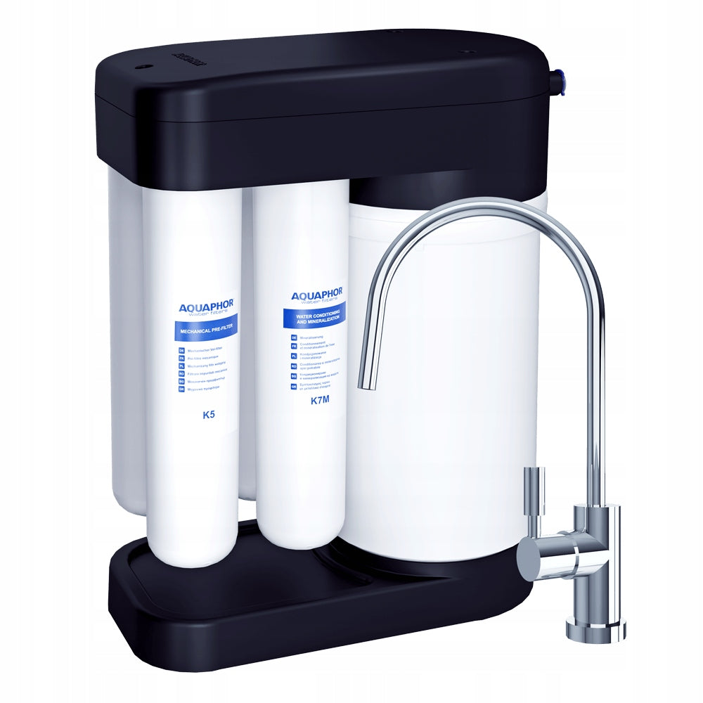 Aquaphor RO-102S Black Edition Reverse Osmosis + FREEBIE Saturator Primo Packaging status original