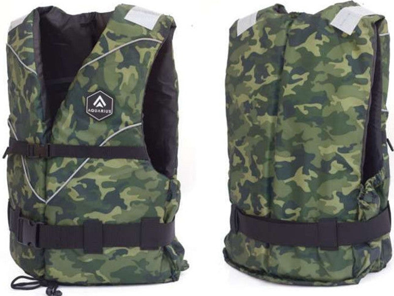 Aquarius Standard Military Camo Fishing Vest S/M