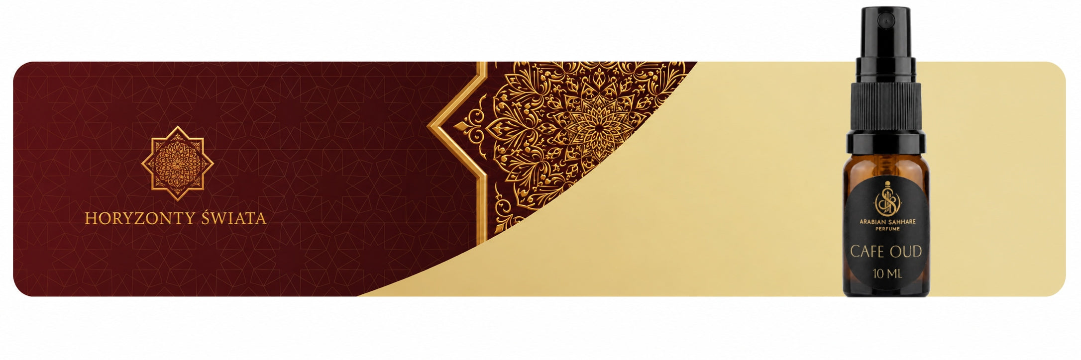 Arabian Sahhare Cafe Oud 10 ml – Arabic unisex perfume Packaging volume 10 ml
