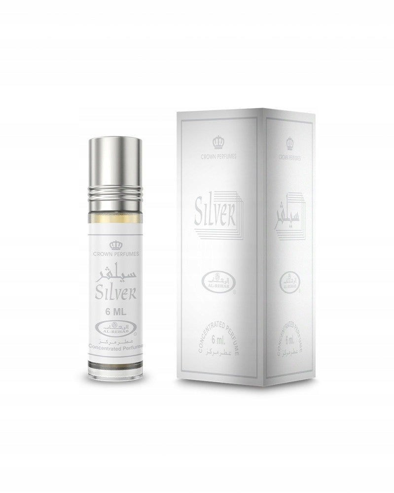 Arabic Al-Rehab Silver 6ml main note: citrus accents of sandalwood Packaging status original