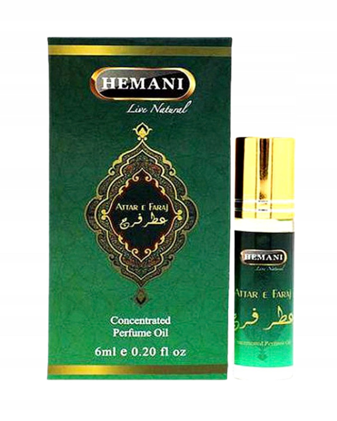 Arabic PErfums Perfumed oil in ball Attar E Faraj Hemani 6ml