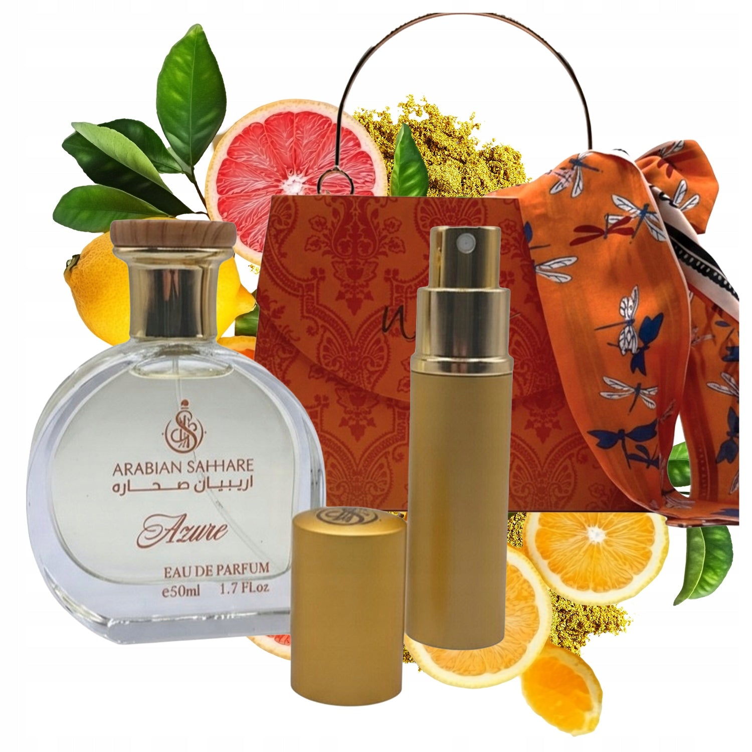 Arabic Perfume Arabian Sahhare Azure gift set