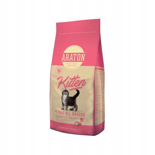 Araton Cat Dry Kitten Poultry 15 kg