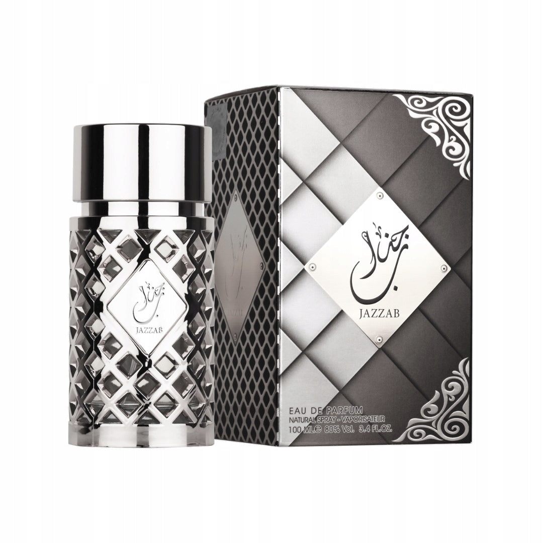 Ard Al Zaafaran Jazzab Silver Arabic Perfume for Men 100 ml EDP