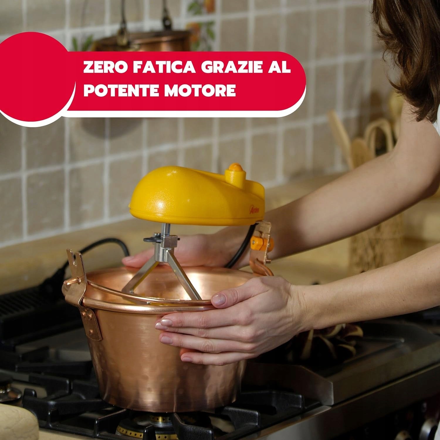 Ardes AR24AM60 Copper electric pot for polenta and jam 2 5l 26cm Brand Ardes