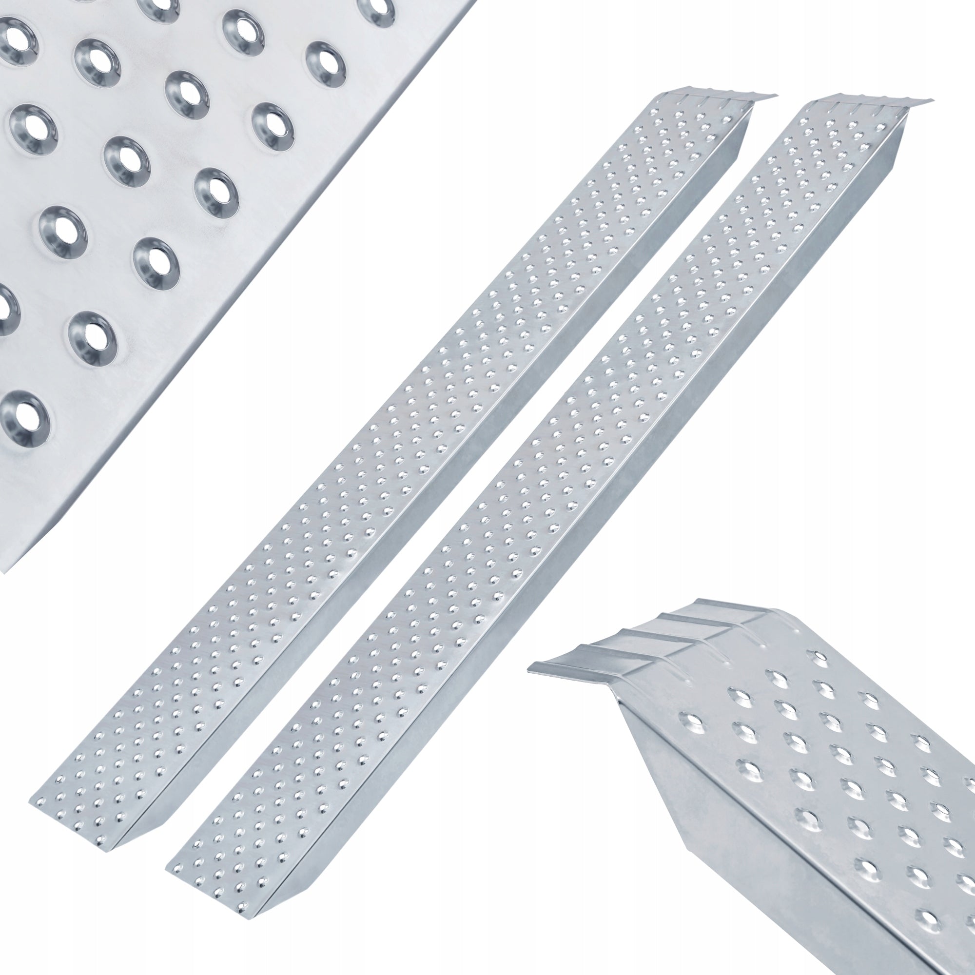 Arebos - 2x Access Ramps | Silver EAN (GTIN) 4252023116046