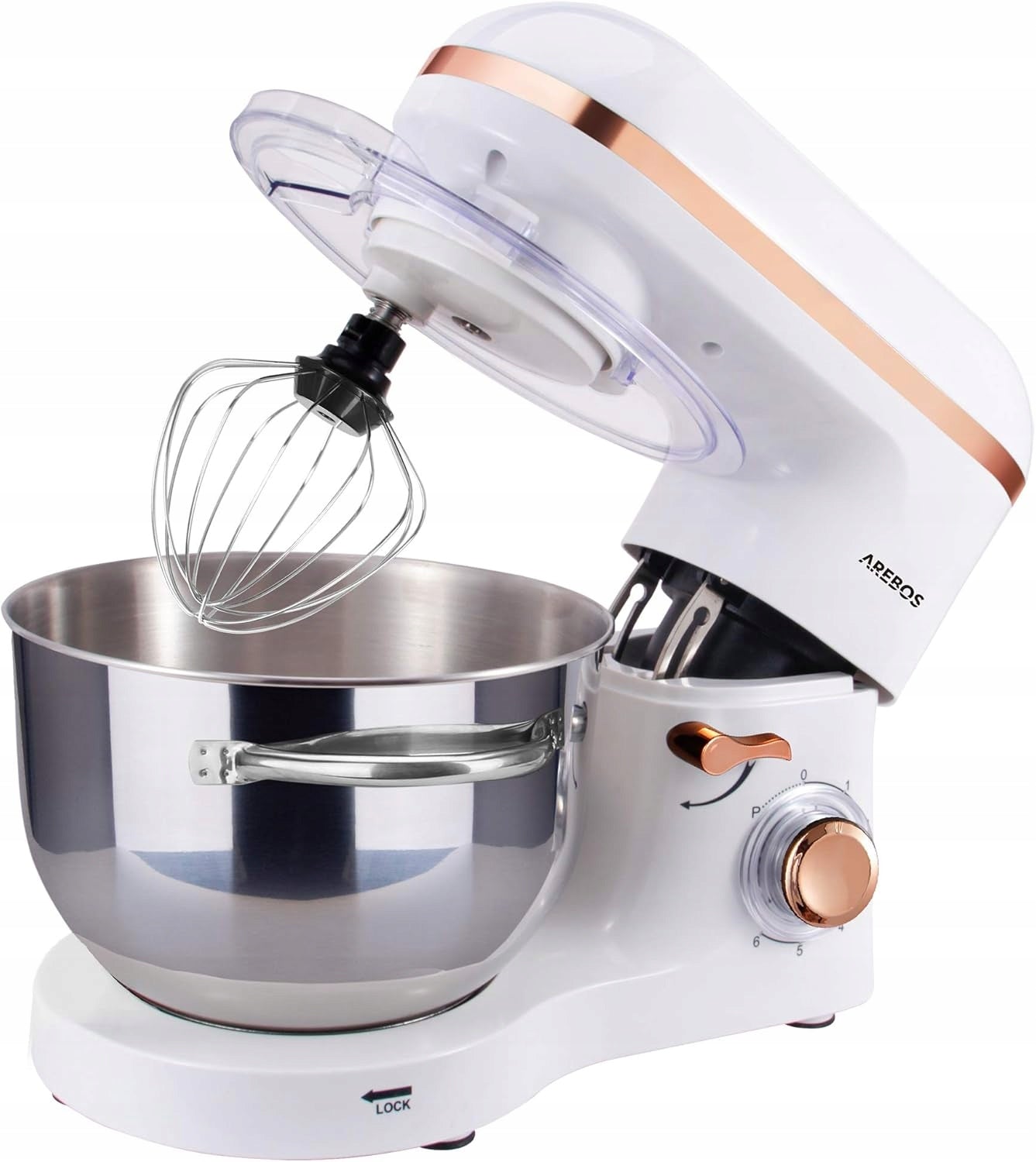 Arebos Food processor planetary power 1500W 6l, 6 speeds