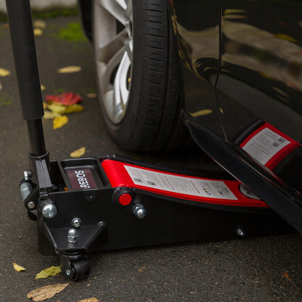 Arebos - Hydraulic Trolley Jack 3T | +3T Axel Stand | Set of 2 EAN (GTIN) 4252023110006
