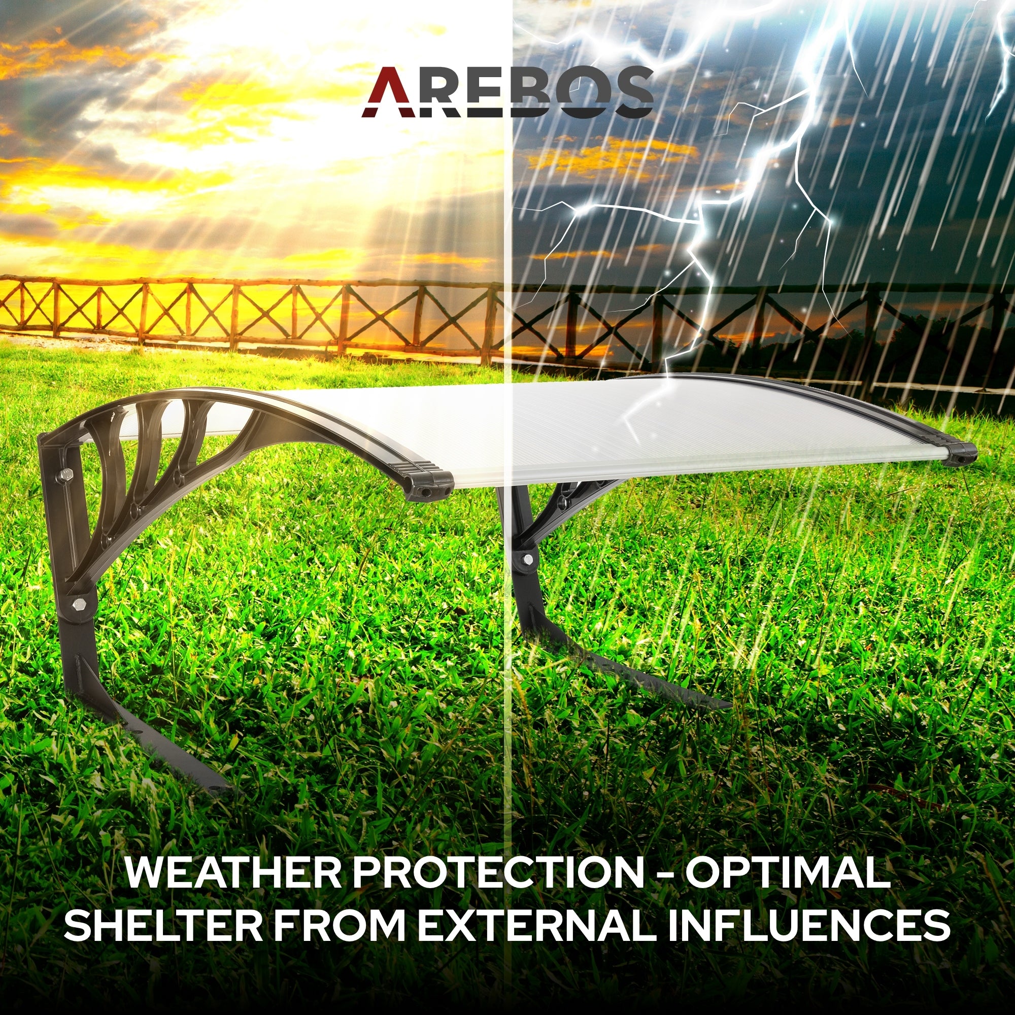 Arebos - Lawn Robot Garage | 102 x 79 x 46 cm | Silver Manufacturer code AR-HE-MG