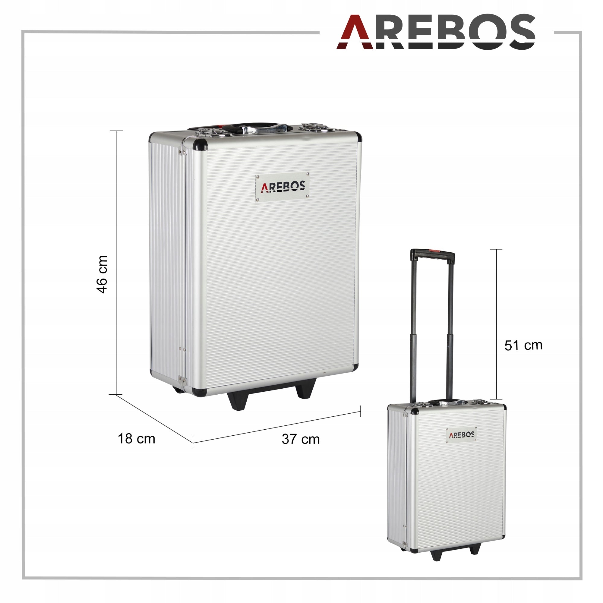 Arebos - Tool Box | 1200 pcs. Number of items in the set 1200
