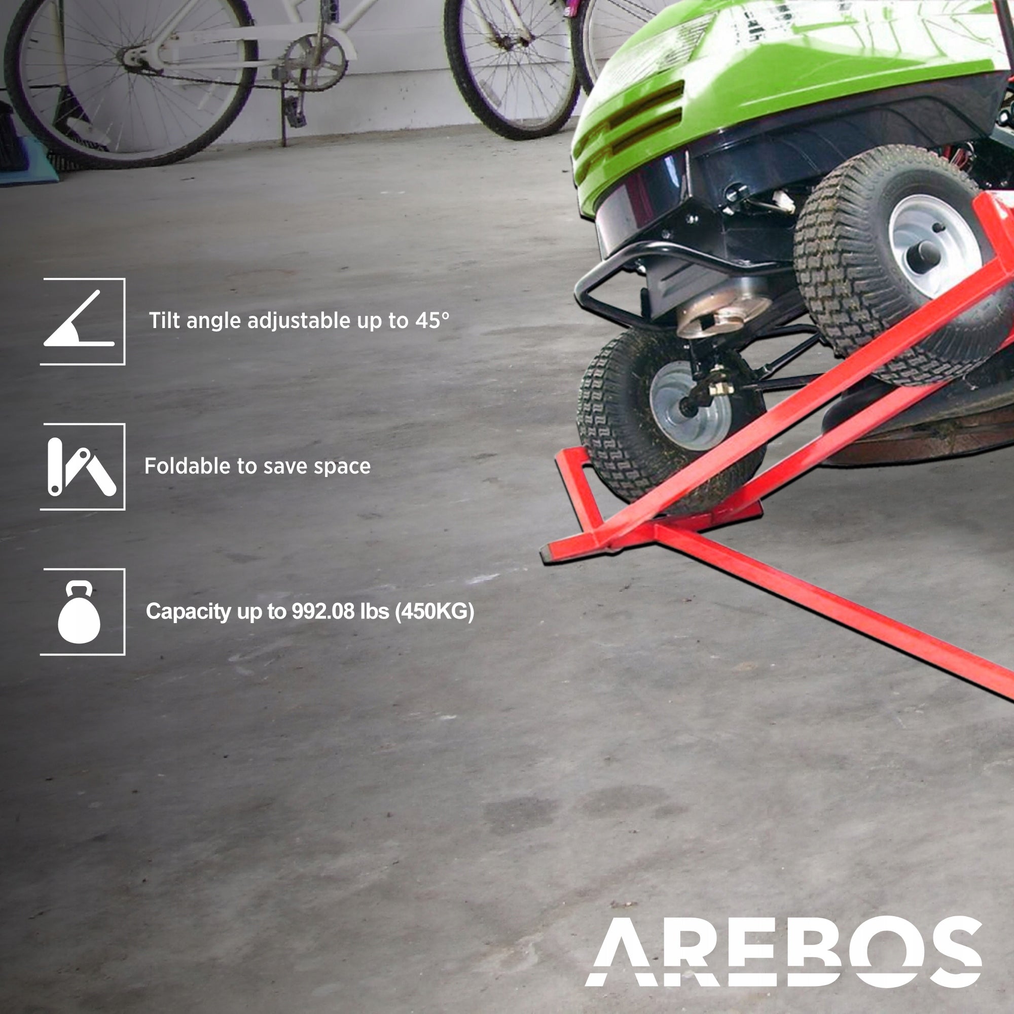 Arebos - Tractor lift 450kg EAN (GTIN) 4260199757055