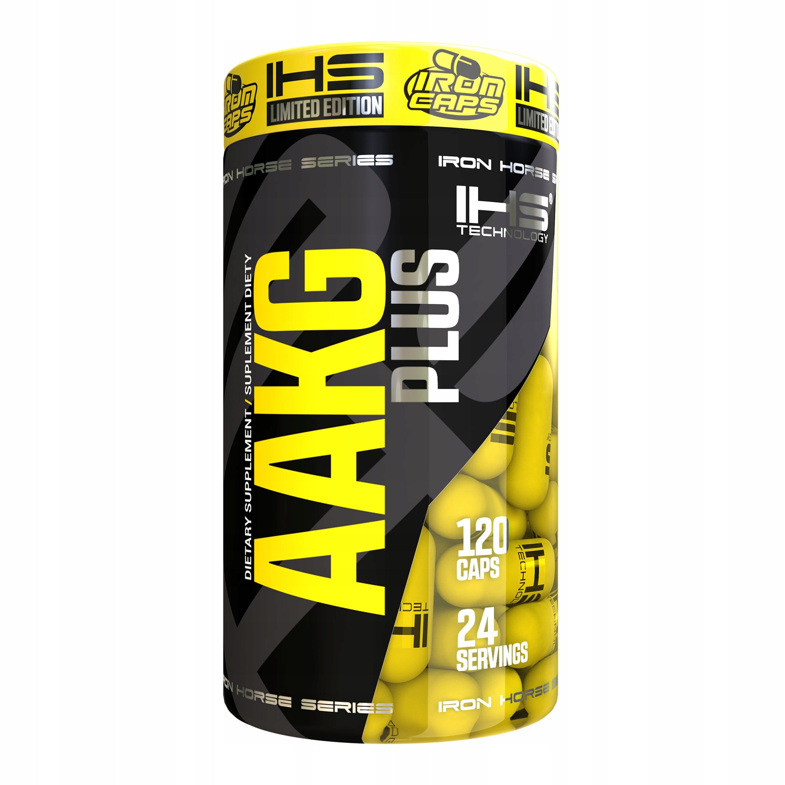 Arginine AAKG IRON HORSE 120caps Pre-workout Pump Citrulline 3000mg