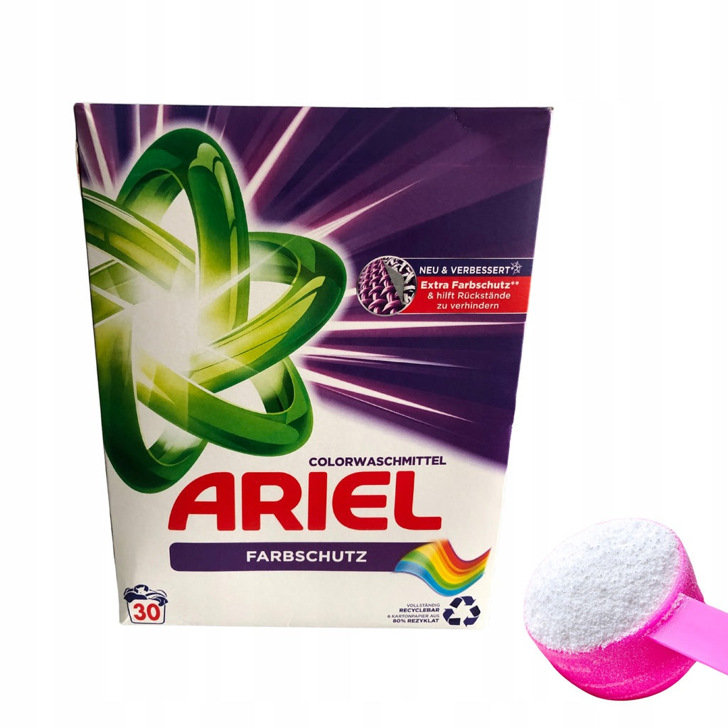 Ariel 30 Washes Powder to Color 1,8kg