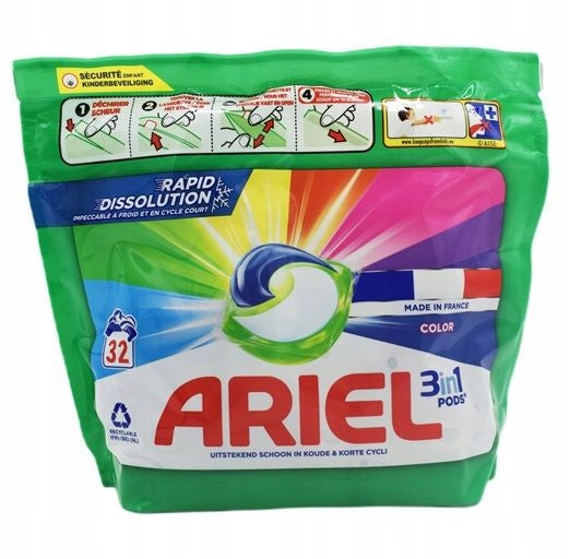 Ariel 32pcs 3in1 Color Laundry Capsules FR