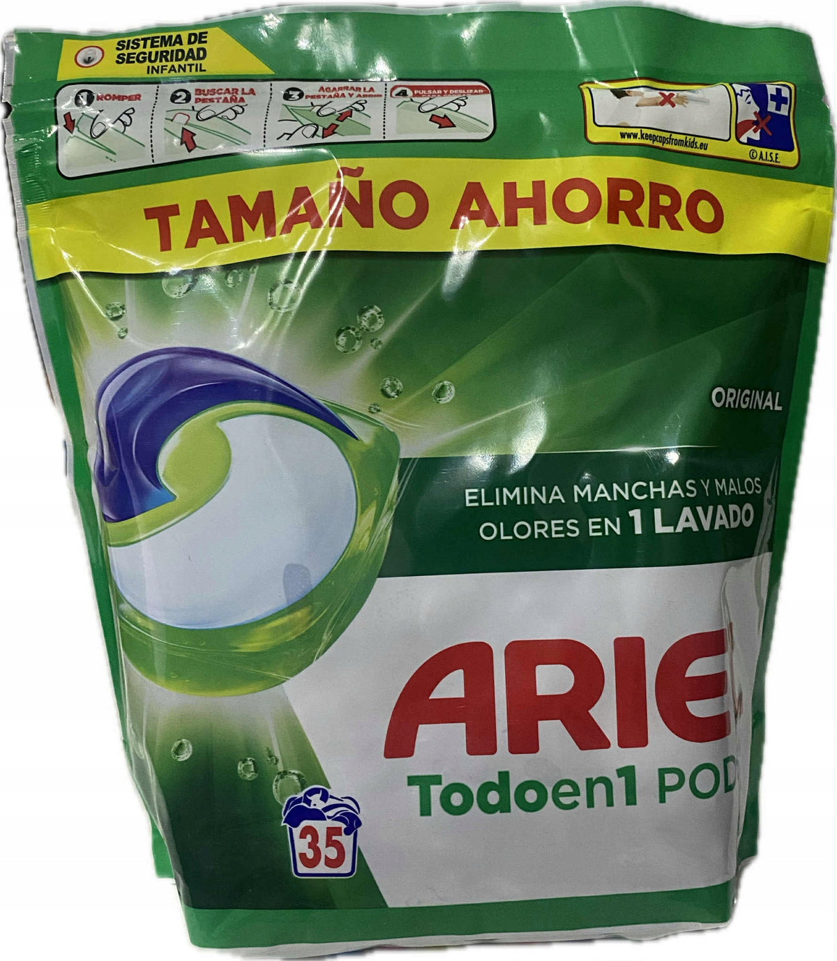 Ariel 35 Washes Capsule 3in1 Original Packaging status original