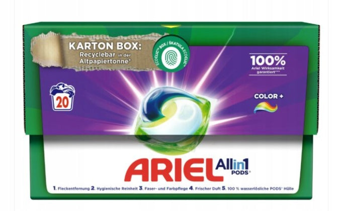 Ariel All in 1 Color Washing Capsules 20 Pieces