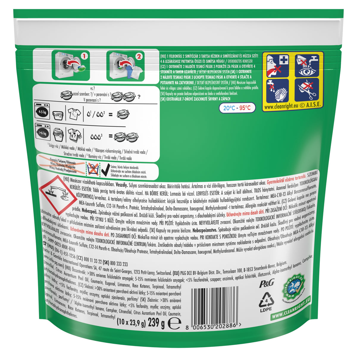 Ariel Allin1 PODS +Additional Stain Remover, 10 Washes Brand Ariel