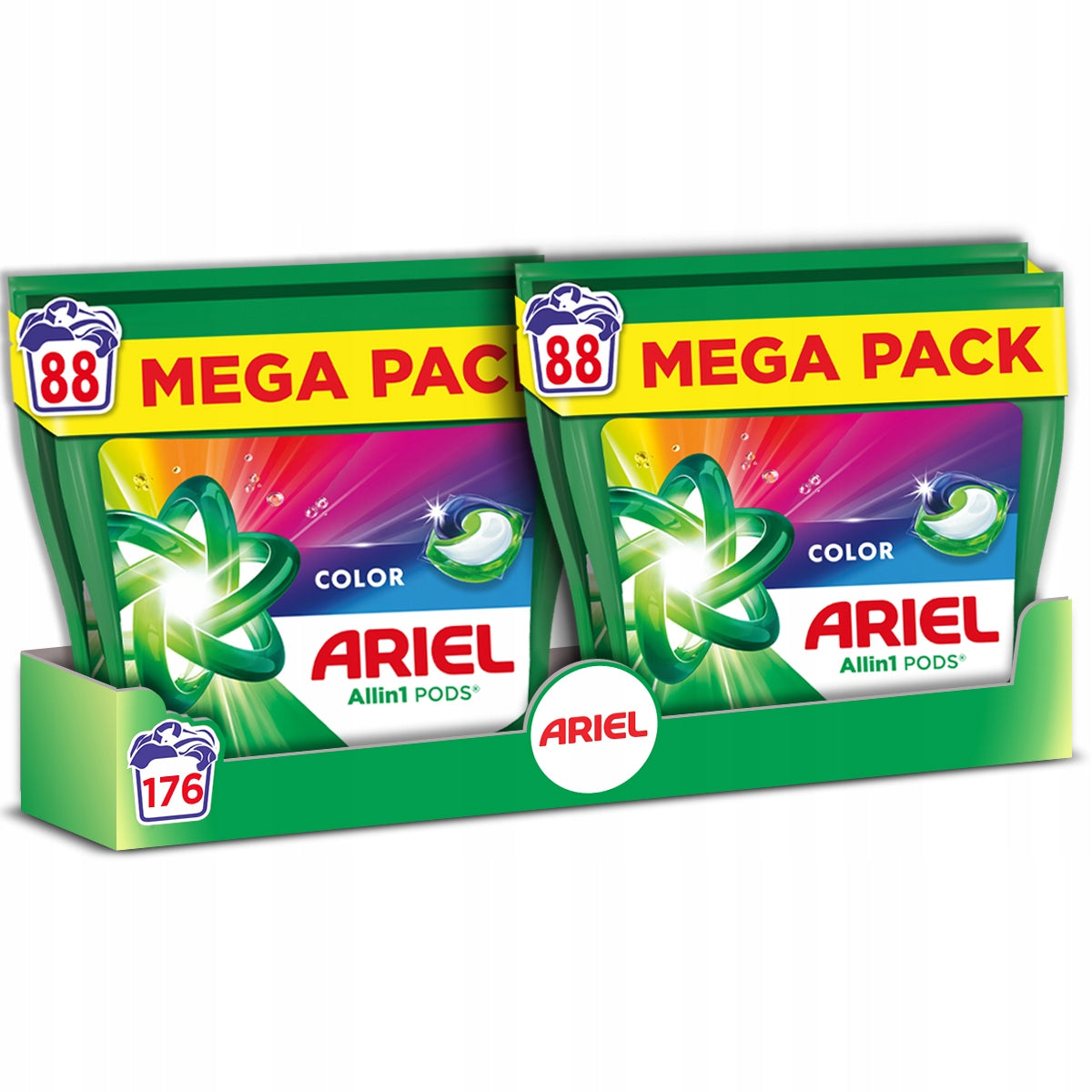 Ariel Allin1 PODS Washing Capsules Color, 2x88 Washes