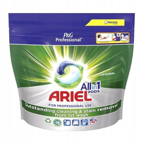 Ariel Original Universal Fabric Washing Capsules 48 Pcs All in1 Pods