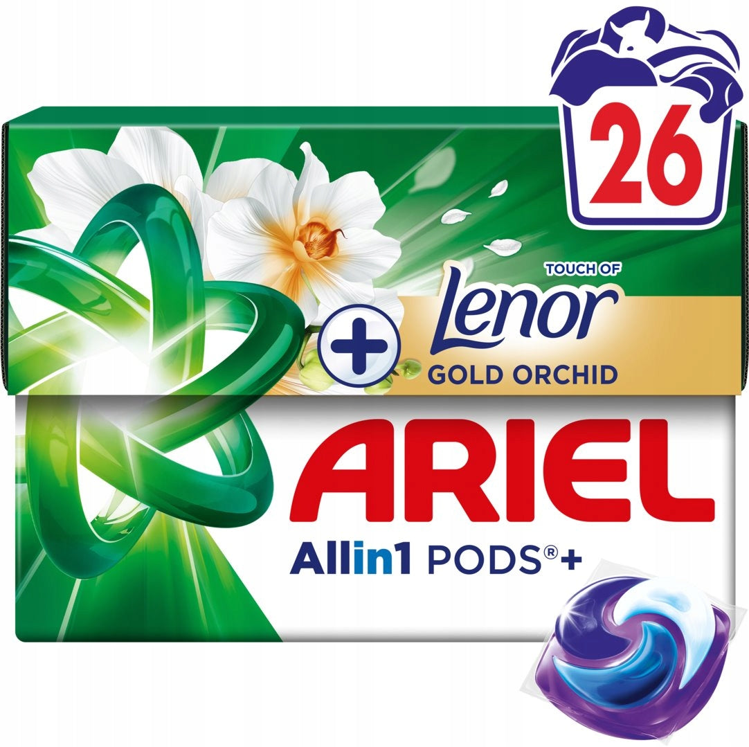 Ariel Plus kapsle Gold Orchid krabice 26ks
