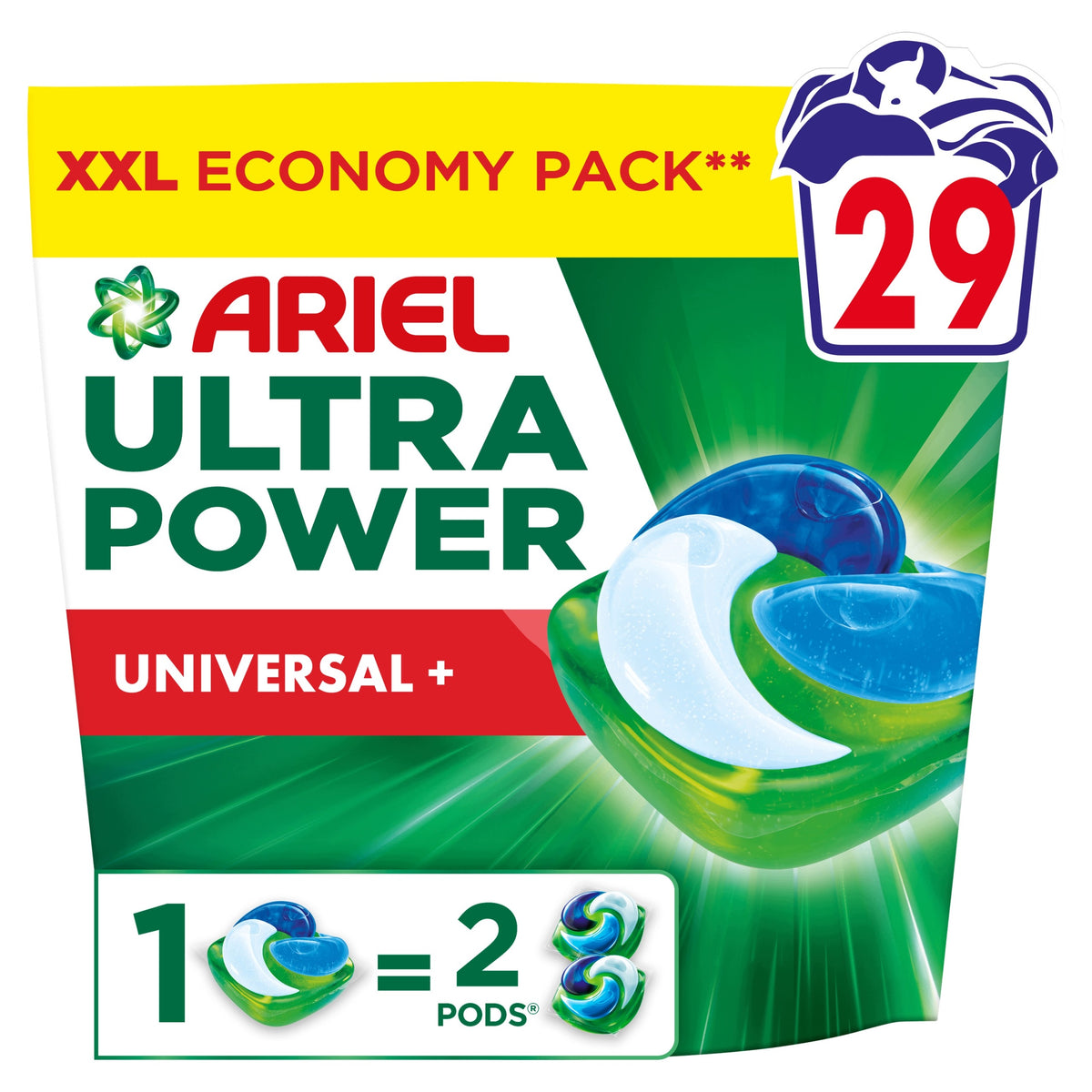 Ariel Ultra Power Universal Capsules 29 Pack