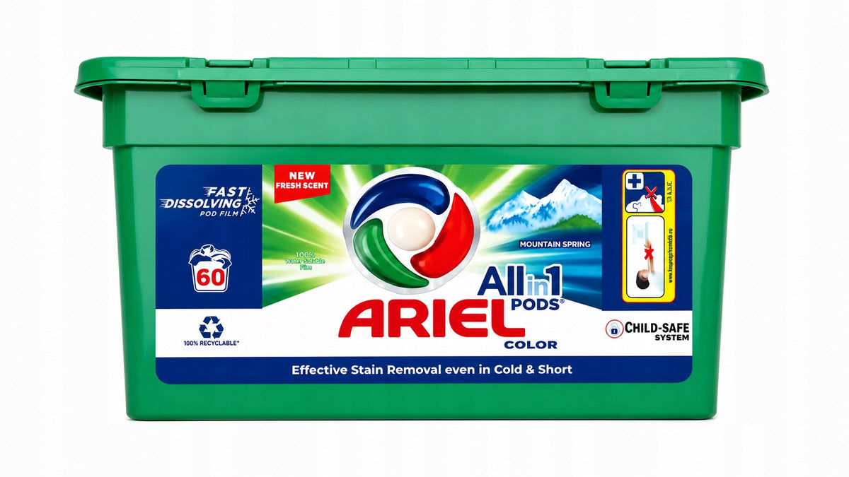 Ariel Washing Capsules All in 1 Pods Color 60 Washes