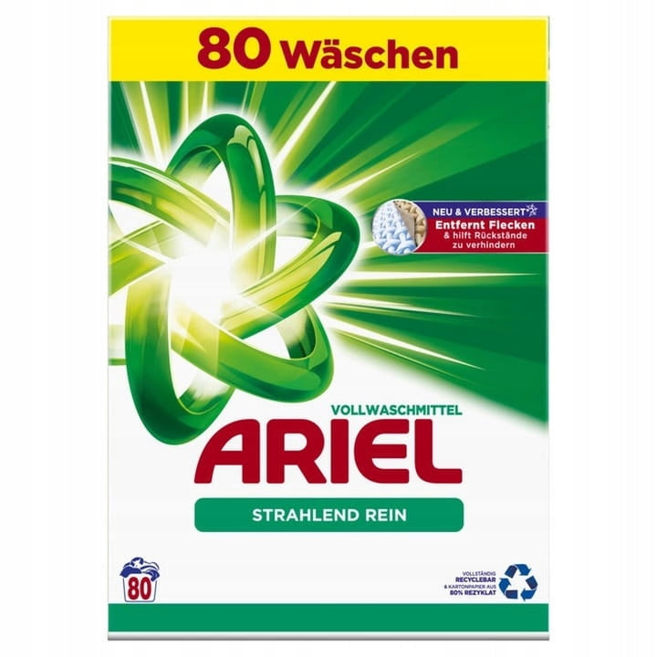 Ariel universal washing powder 5,2 kg / 80 washes