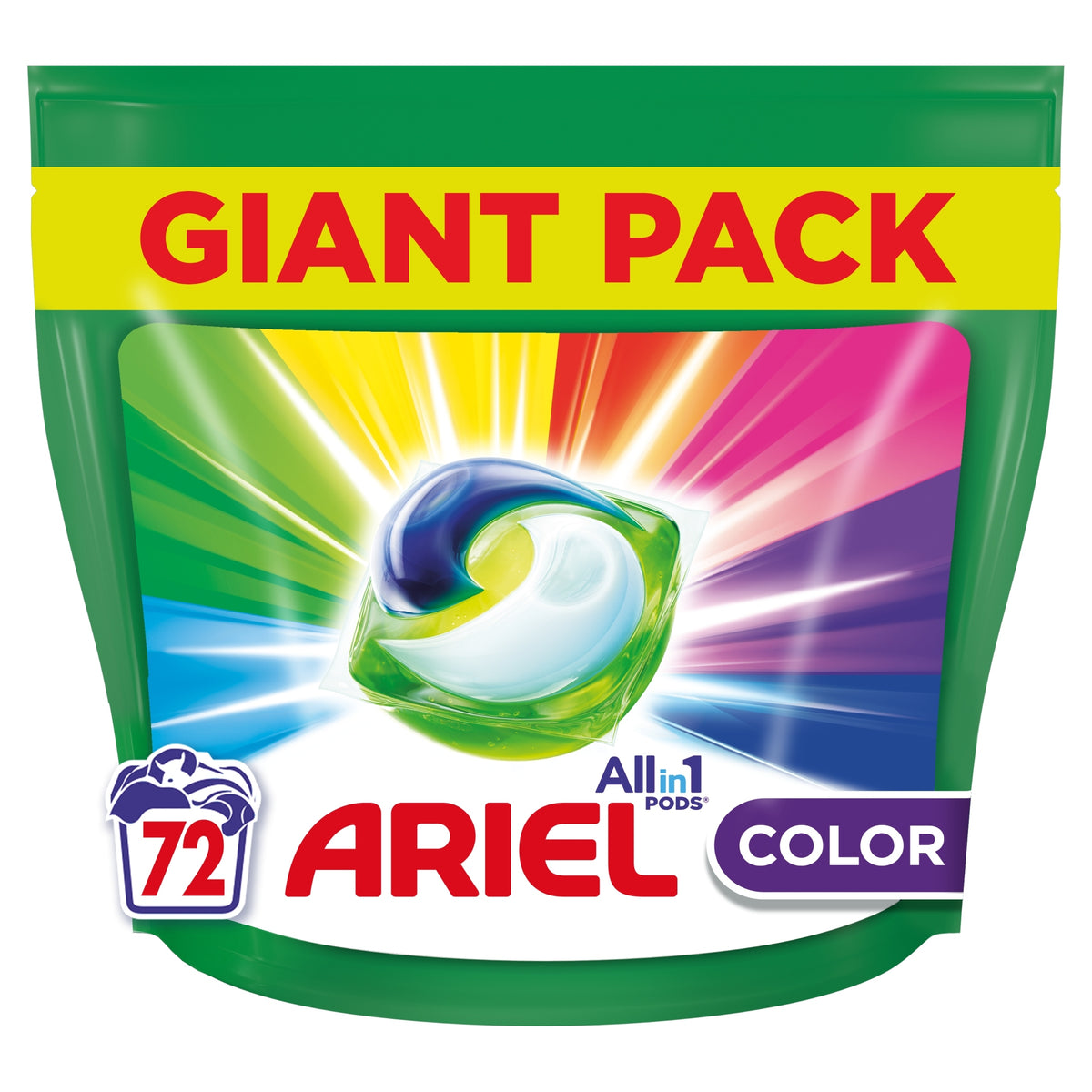 Ariel washing capsules ALL IN ONE Color 72 pcs.