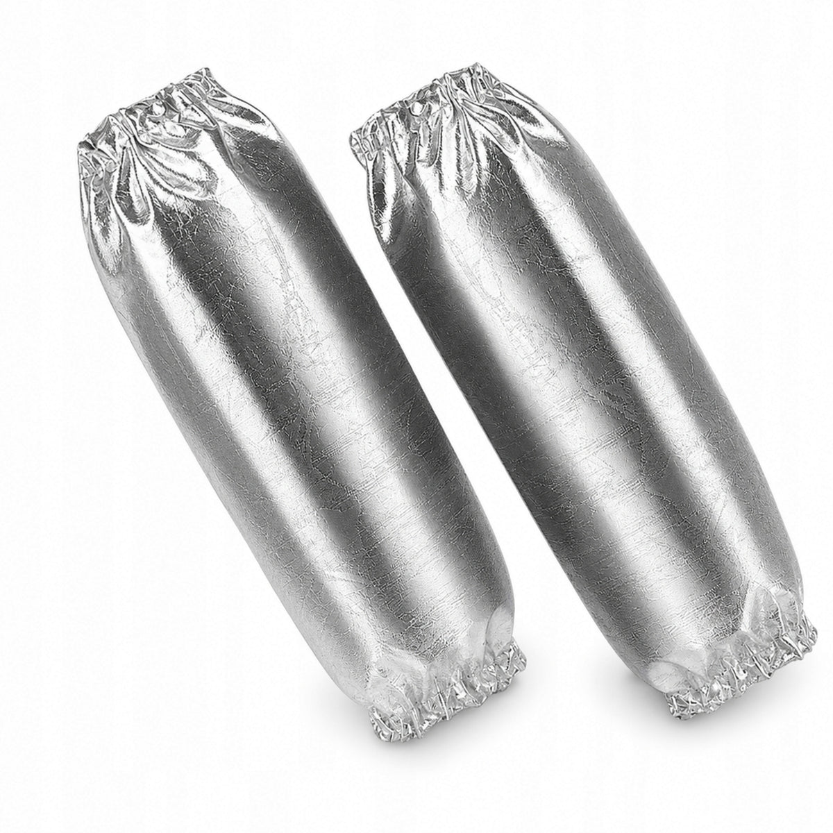 Arm Sleeve with Elastic Openings Reflective Aluminum Foil Sleeve One-Size